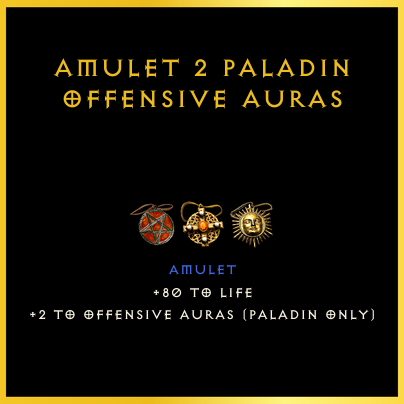 Amulet +2 Paladin Offensive Auras