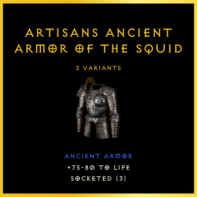 Artisans Ancient Armor Of The Squid