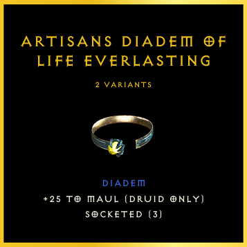 Artisans Diadem Of Life Everlasting