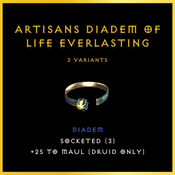 Artisans Diadem Of Life Everlasting