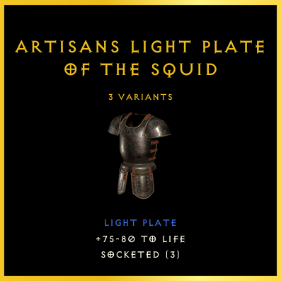 Artisans Light Plate Of The Squid