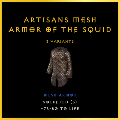 Artisans Mesh Armor Of The Squid