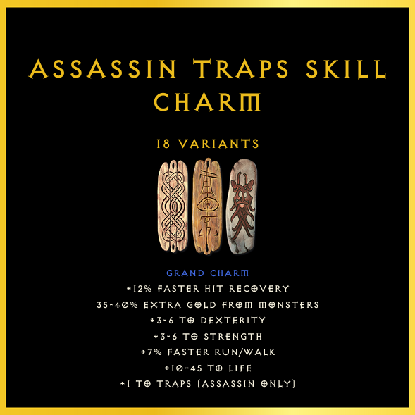 Assassin Traps Skill Charm