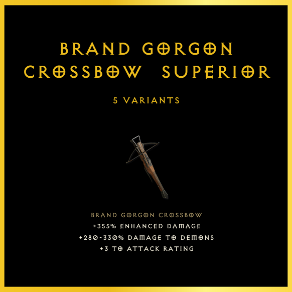 Brand Gorgon Crossbow & Superior