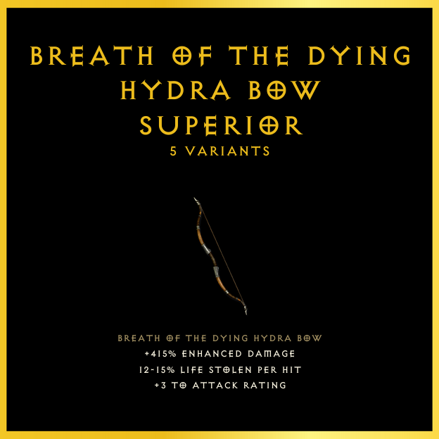 Breath Of The Dying Hydra Bow & Superior