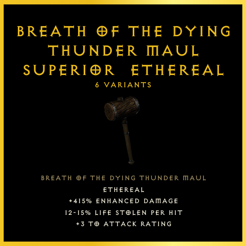 Breath Of The Dying Thunder Maul & Superior & Ethereal