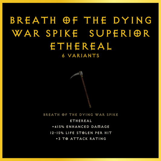 Breath Of The Dying War Spike & Superior & Ethereal