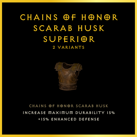 Chains Of Honor Scarab Husk & Superior