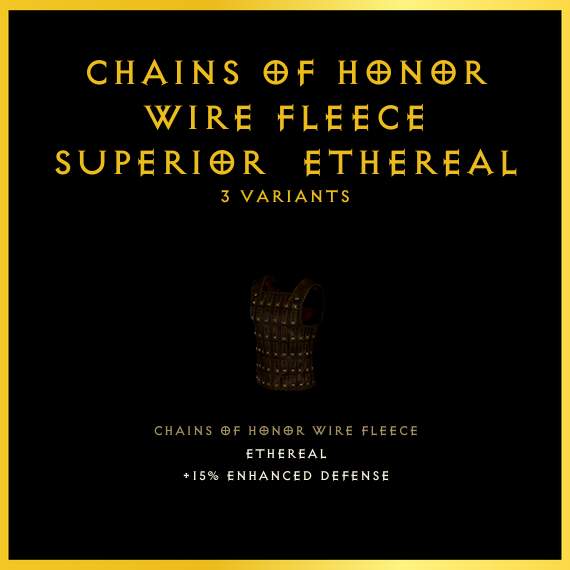 Chains Of Honor Wire Fleece & Superior & Ethereal