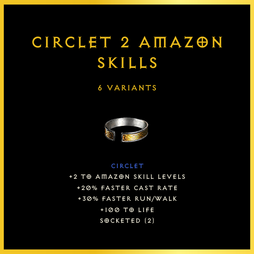 Circlet +2 Amazon Skills