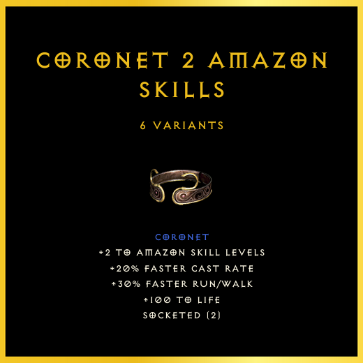 Coronet +2 Amazon Skills