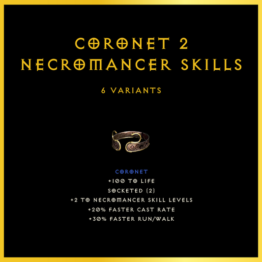 Coronet +2 Necromancer Skills