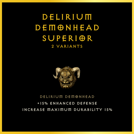 Delirium Demonhead & Superior