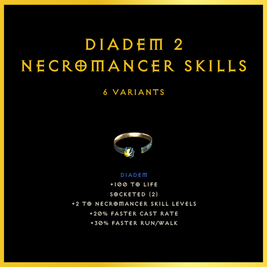 Diadem +2 Necromancer Skills