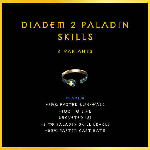 Diadem +2 Paladin Skills