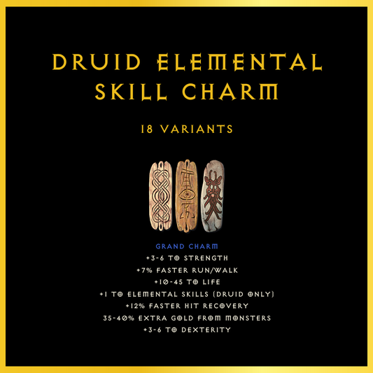 Druid Elemental Skill Charm