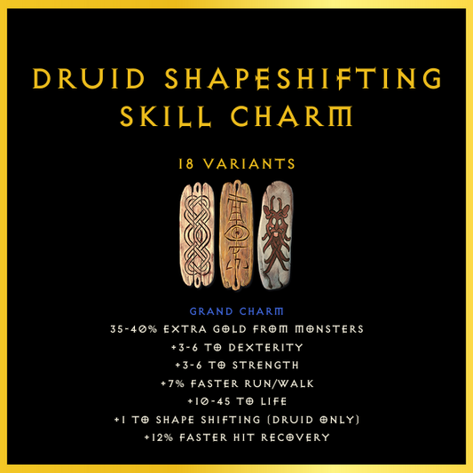 Druid Shapeshifting Skill Charm