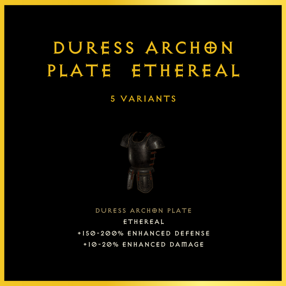 Duress Archon Plate & Ethereal