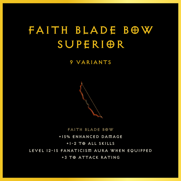 Faith Blade Bow & Superior