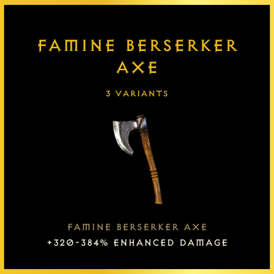 Famine Berserker Axe