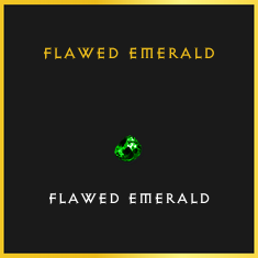Flawed Emerald