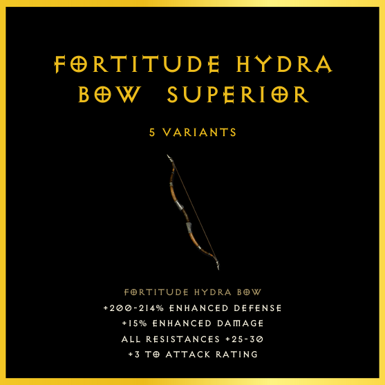 Fortitude Hydra Bow & Superior