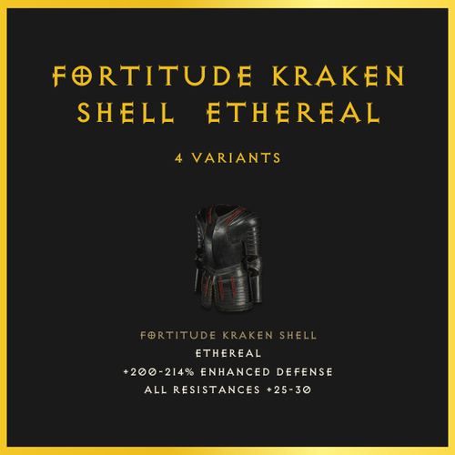 Fortitude Kraken Shell & Ethereal