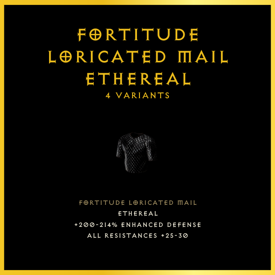 Fortitude Loricated Mail & Ethereal