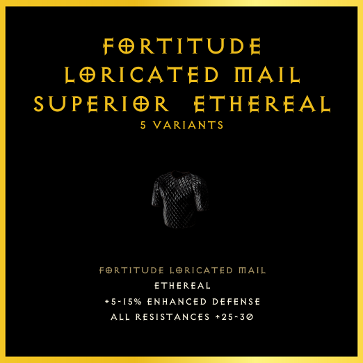 Fortitude Loricated Mail & Superior & Ethereal