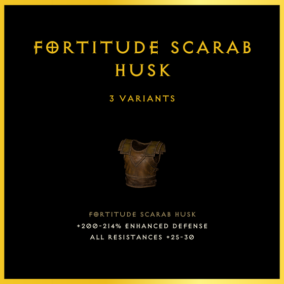 Fortitude Scarab Husk