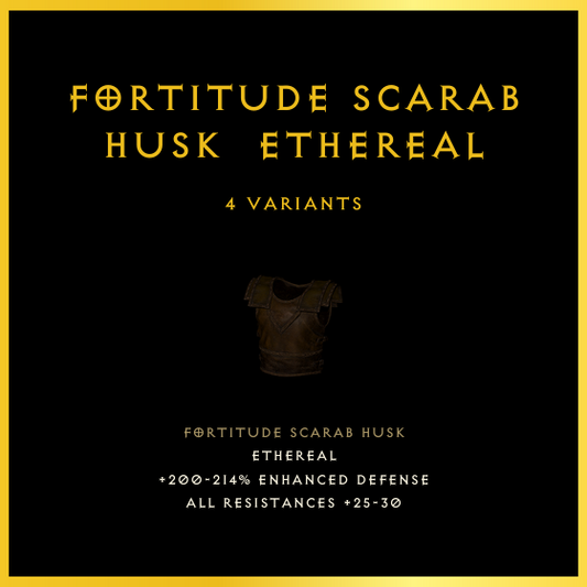 Fortitude Scarab Husk & Ethereal