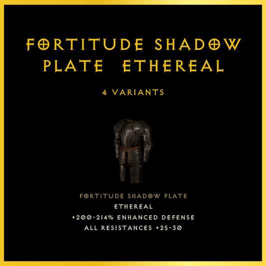 Fortitude Shadow Plate & Ethereal