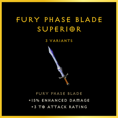 Fury Phase Blade & Superior