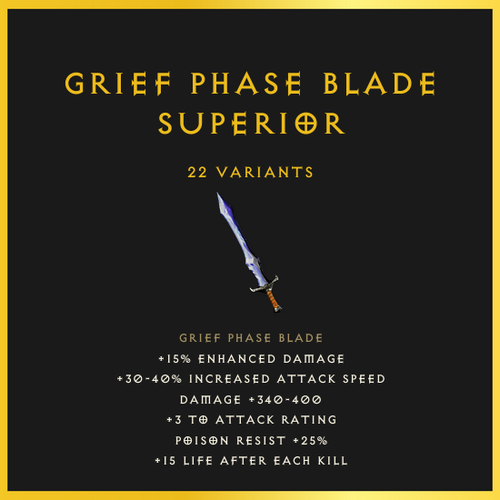 Grief Phase Blade & Superior