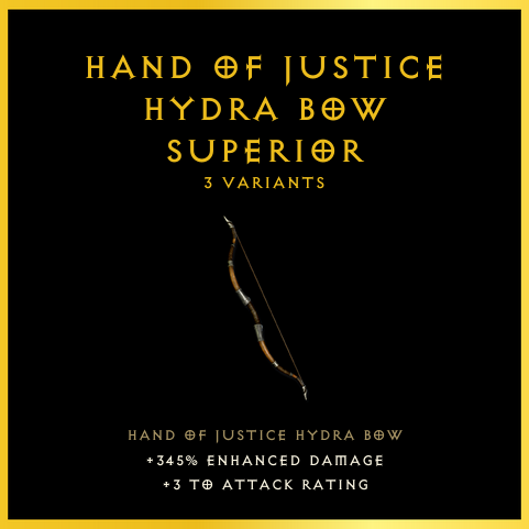Hand Of Justice Hydra Bow & Superior