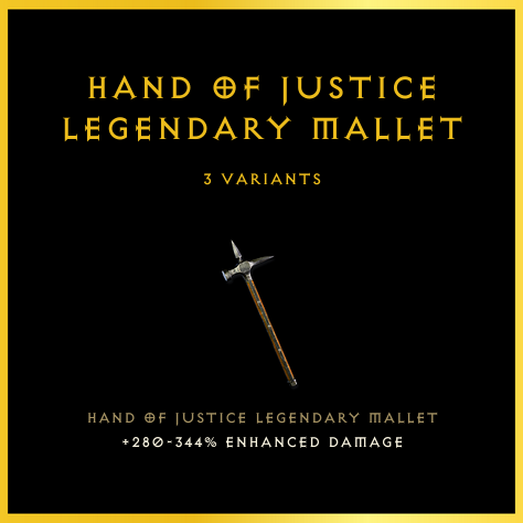 Hand Of Justice Legendary Mallet