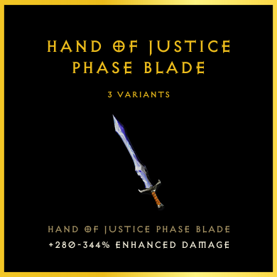Hand Of Justice Phase Blade