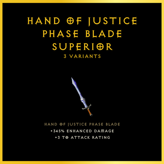Hand Of Justice Phase Blade & Superior