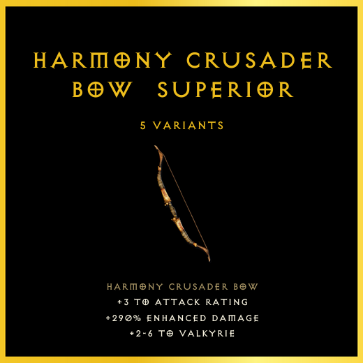 Harmony Crusader Bow & Superior