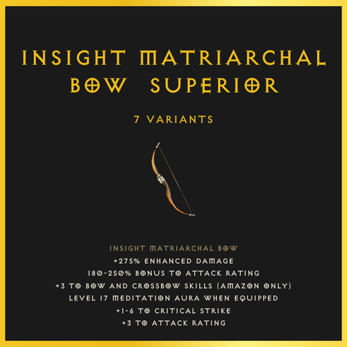 Insight Matriarchal Bow & Superior