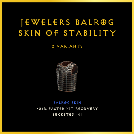 Jewelers Balrog Skin Of Stability