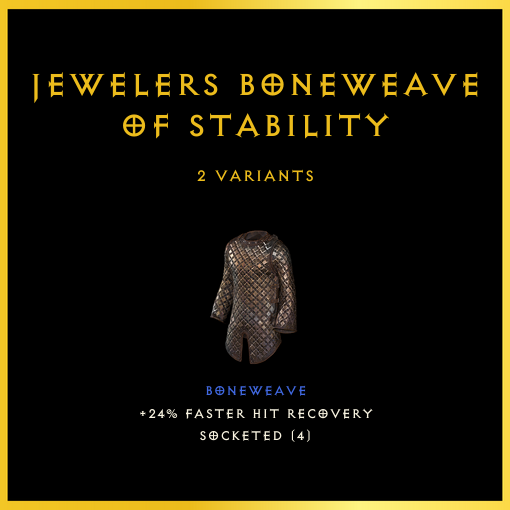 Jewelers Boneweave Of Stability