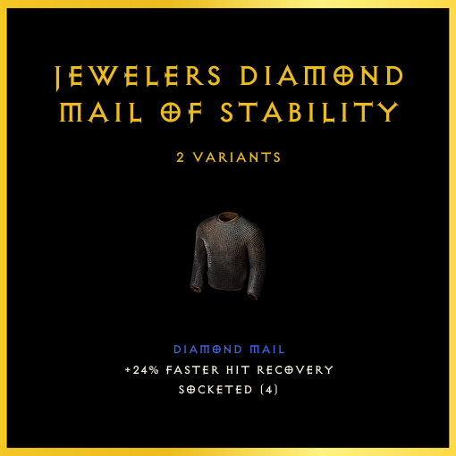 Jewelers Diamond Mail Of Stability