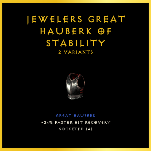 Jewelers Great Hauberk Of Stability