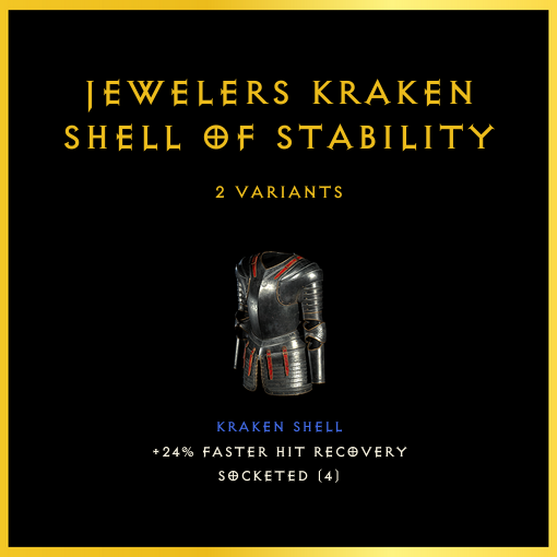 Jewelers Kraken Shell Of Stability