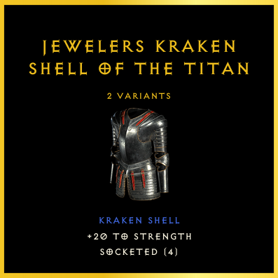 Jewelers Kraken Shell Of The Titan