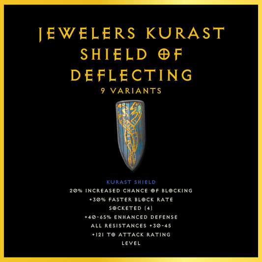 Jewelers Kurast Shield Of Deflecting