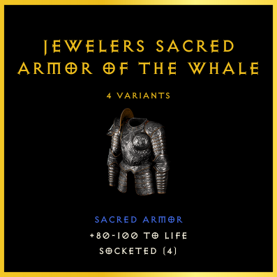 Jewelers Sacred Armor Of The Whale