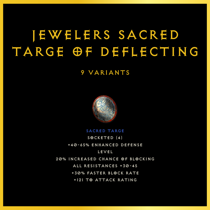 Jewelers Sacred Targe Of Deflecting