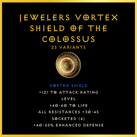 Jewelers Vortex Shield Of The Colossus